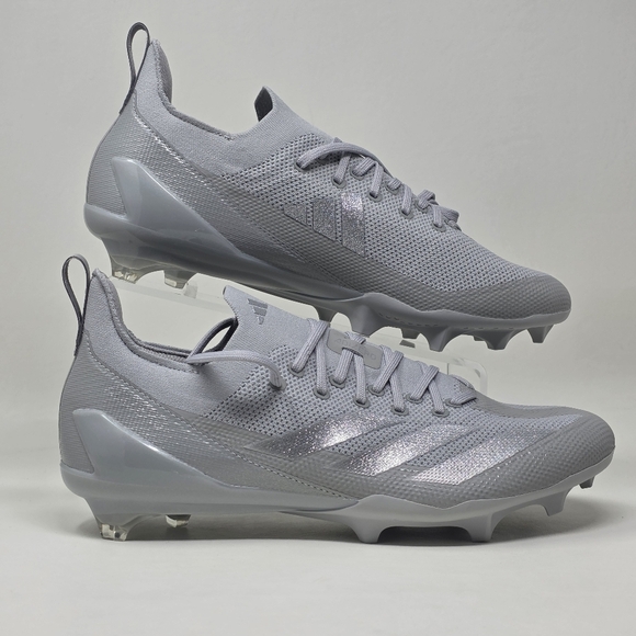 Adidas Adizero Electric+ Grey Silver IE3286 Football Cleats Mens Size 11 New - Picture 2 of 12